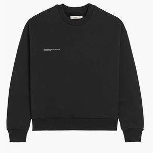 Black Pangaia Crewneck / Short Set